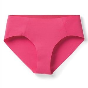 NWT Women's Moving Comfort Out-of-Sight Bikini Panties, Power Pink, Size S